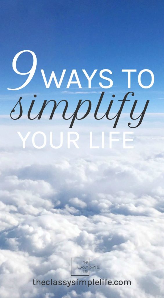 Looking to simplify your life? We all want less stress and more fulfilling lives, but sometimes its hard to figure out where to start. It's easy to get stuck doing the same thing each day instead of embracing simpler ways to live. Read on for 9 easy ways to simplify your life today.