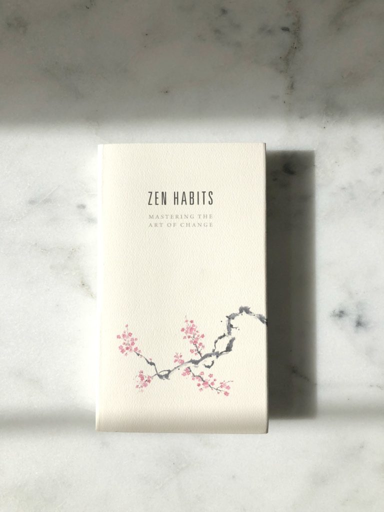 zen habits mastering the art of change